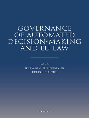 cover image of Governance of Automated Decision-Making and EU Law